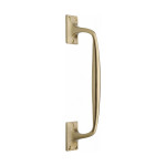 M Marcus Heritage Brass Cranked Design Face Fixing Pull Handle 310mm length